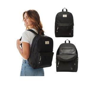 U.S. Polo Assn. Classic Black Backpack
